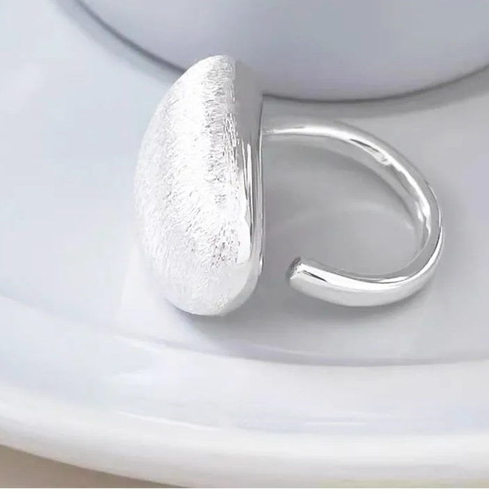 Real  Sterling Silver Free Size Ring