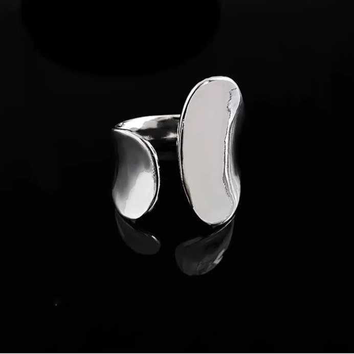 Original 925 Sterling Silver Wide Opening Wedding Ring for Women