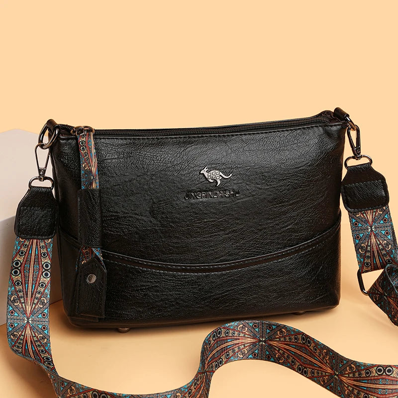 Women's Faux Leather Shoulder Bag
