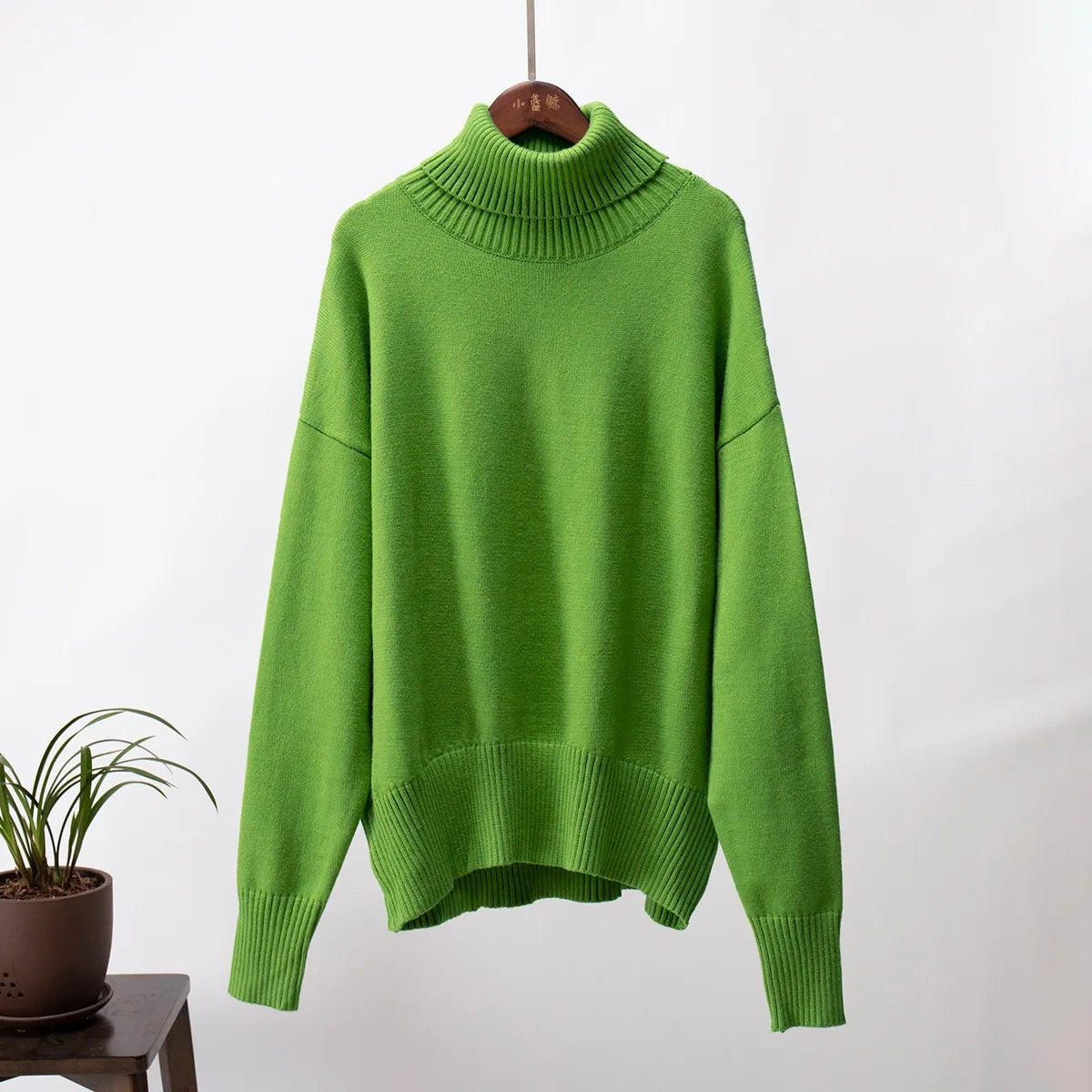 Thick Cashmere Turtleneck Sweater Women 2025