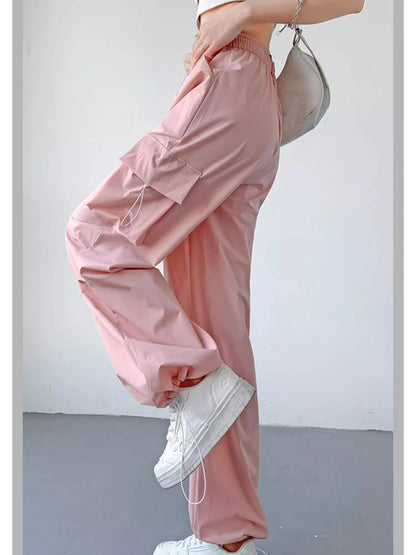 Female High Waist  Loose Pants