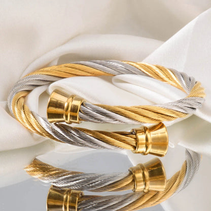 Wire Knot Cuff Bracelet