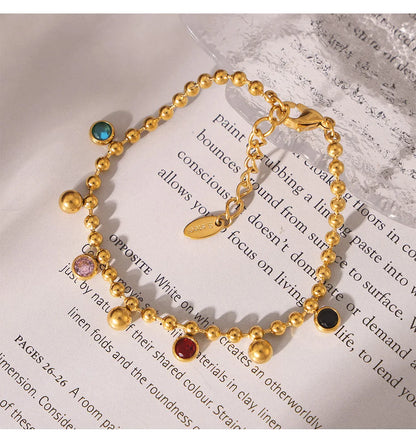 Boho Glass Bead Jewelry Set for Women