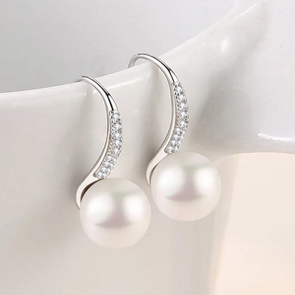 925 Sterling Silver Charm Hoop Earrings