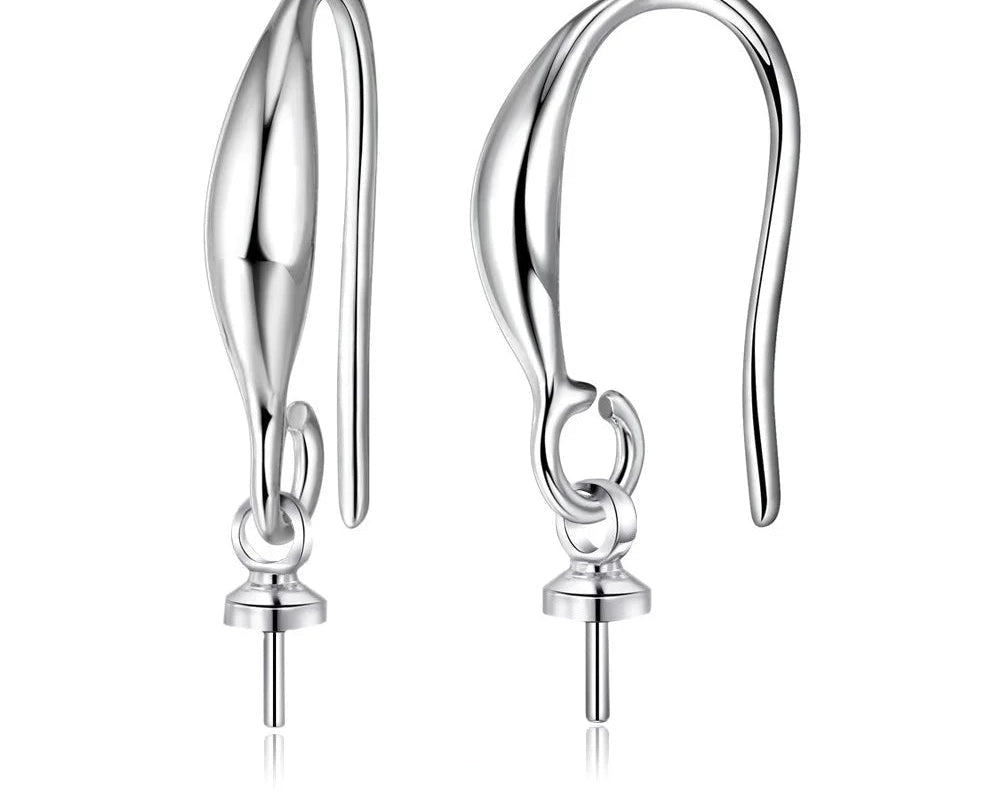925 Sterling Silver Earring Findings for Women DIY Jewelry