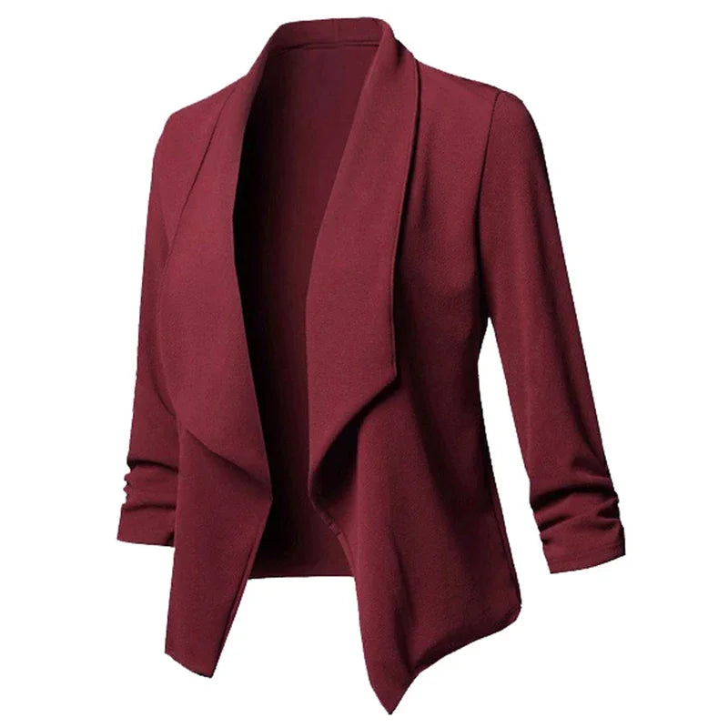 Women’s Asymmetrical Casual Blazer Cardigan
