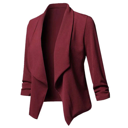 Women’s Asymmetrical Casual Blazer Cardigan