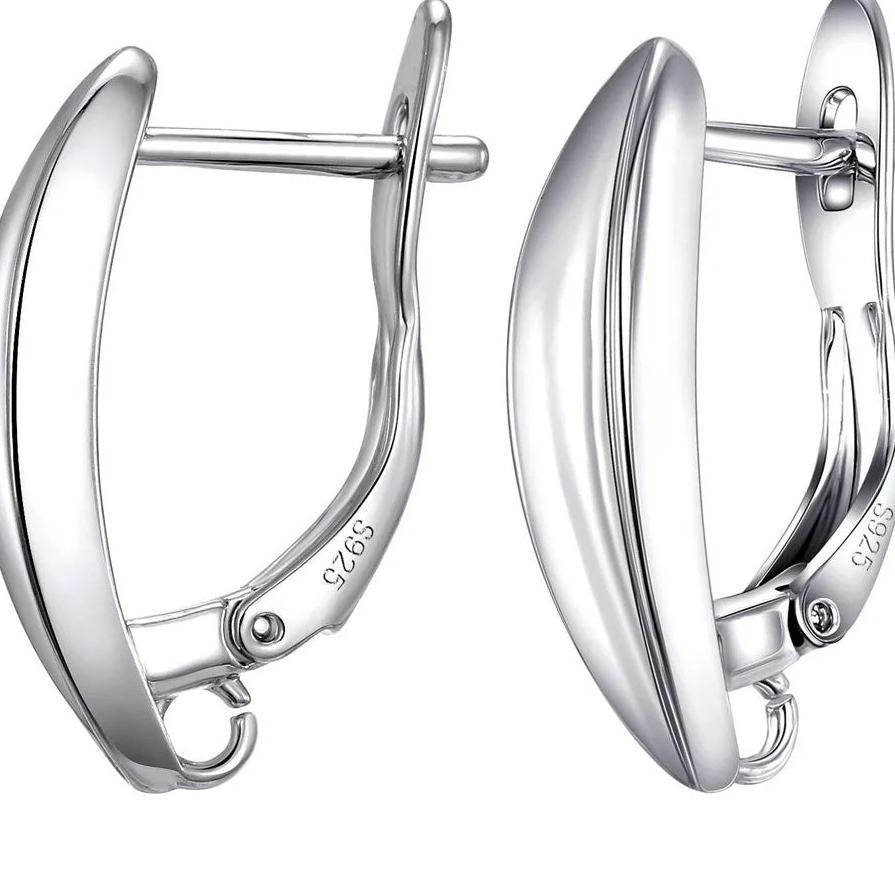 925 Sterling Silver Earring Findings for DIY Jewelry