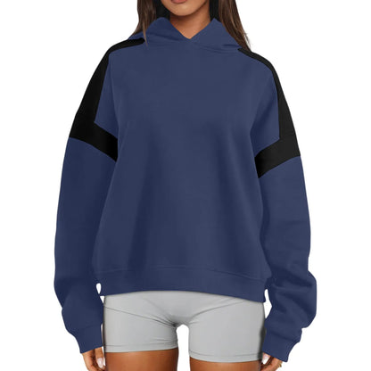 Round Neck Zipper Warm Sweatshirt for Women