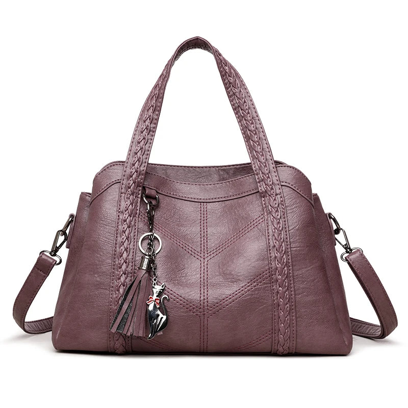 Women's PU Leather Multiway Handbag