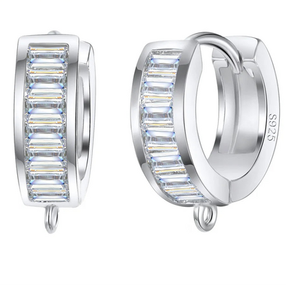 925 Sterling Silver Korean Earring Findings for DIY Jewelry