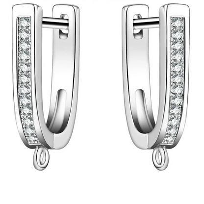 925 Sterling Silver Austrian Crystal Earrings for Women