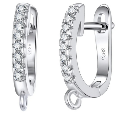 925 Sterling Silver Earring Findings for DIY Jewelry