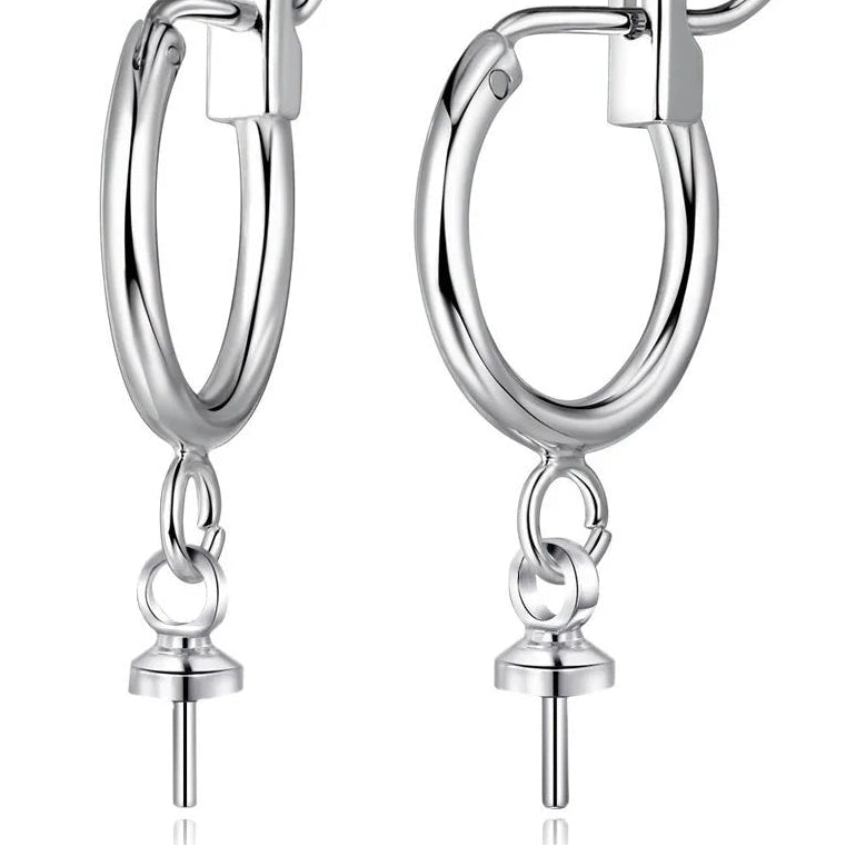 925 Sterling Silver Earring Findings for Women DIY Jewelry