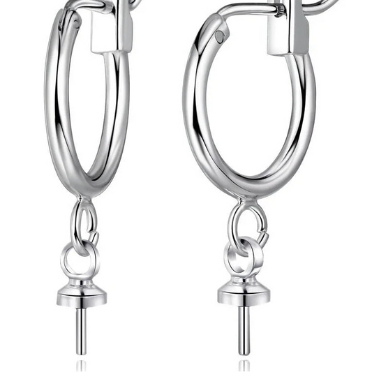 925 Sterling Silver Earring Findings for Women DIY Jewelry