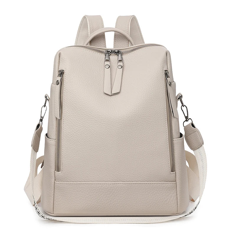Women's Faux Leather Backpack Purse