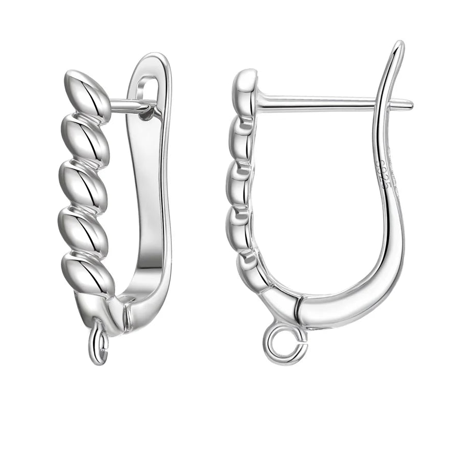 925 Sterling Silver Earring Findings for DIY Jewelry