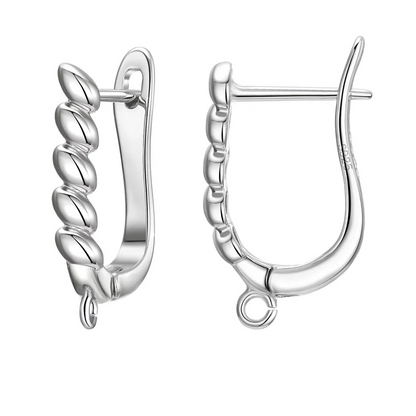 925 Sterling Silver Earring Findings for DIY Jewelry
