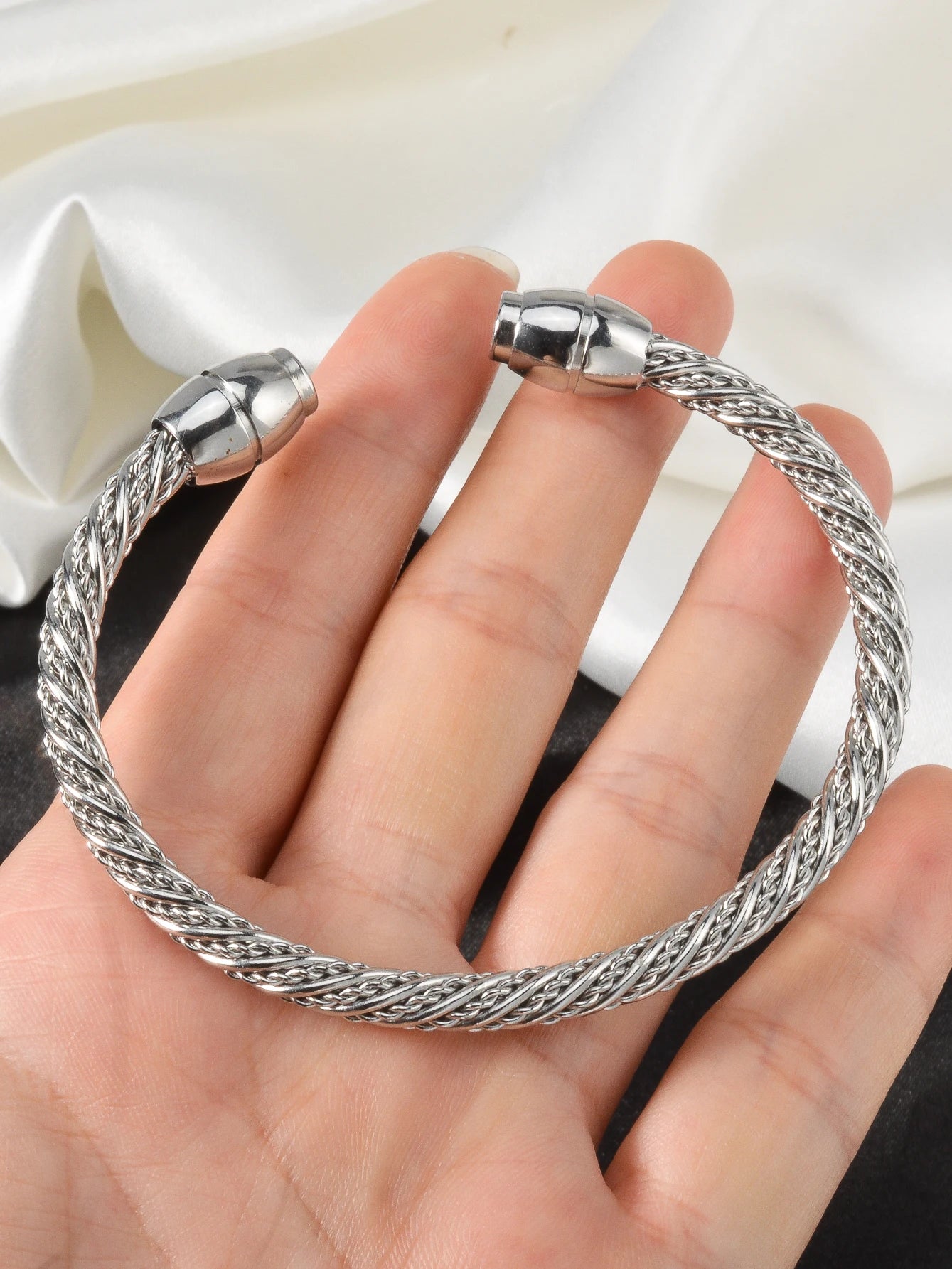 Wire Knot Cuff Bracelet