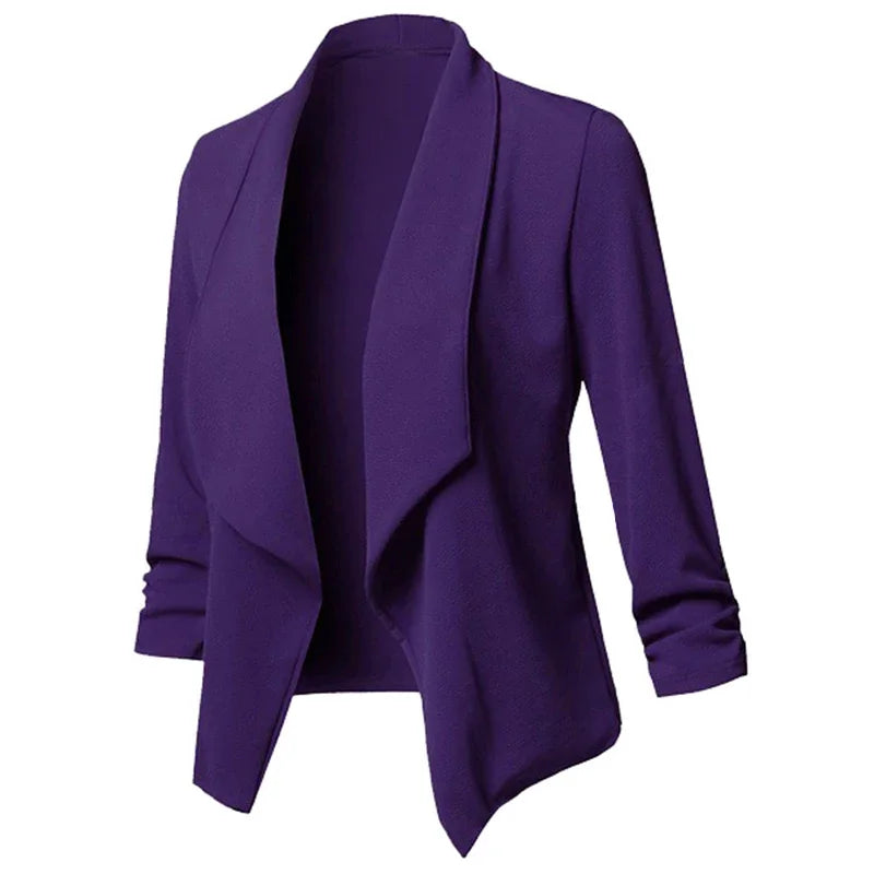 Women’s Asymmetrical Casual Blazer Cardigan