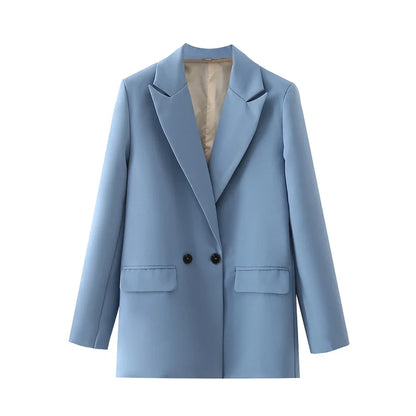 Women’s Double-Breasted  Office Blazer