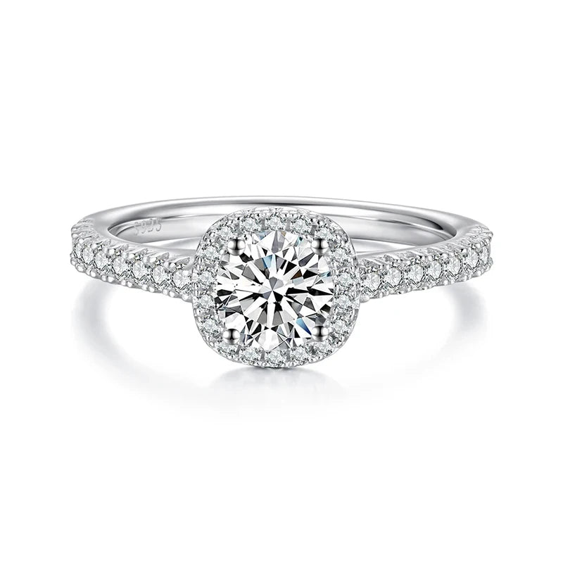 Solitaire Moissanite Engagement Rings