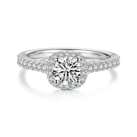 Solitaire Moissanite Engagement Rings