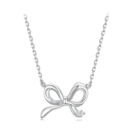 Gold Plated Bowknot Chain Necklace
