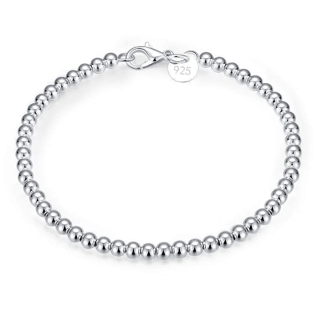 Silver Beads Bracelets