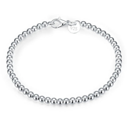 Silver Beads Bracelets