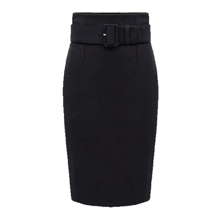 Women's High Waist Pencil Skirt 2025