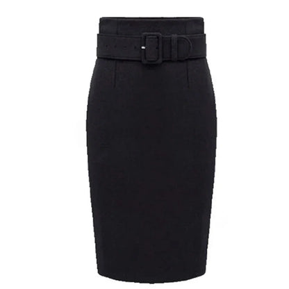 Women's High Waist Pencil Skirt 2025