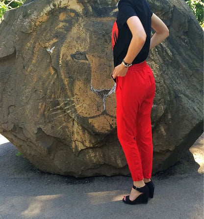 Women's Casual Chiffon Harem Pants 2025